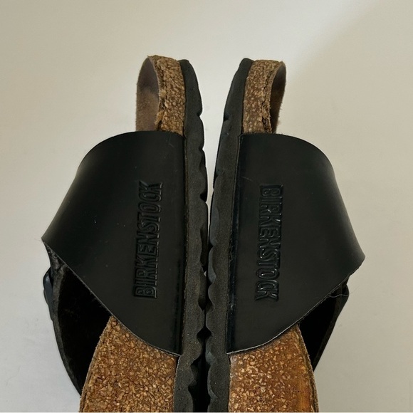 Birkenstock Madrid Leather Sandals Black size 38 size 7.5 women US - Picture 8 of 8